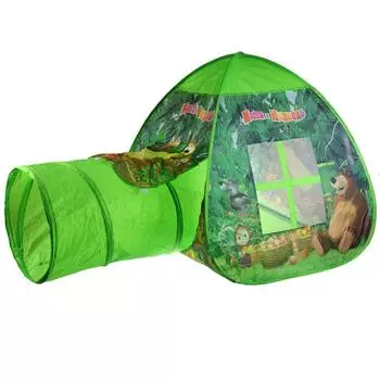 Игровая палатка с тоннелем – Маша и медведь