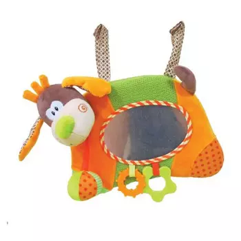 Игровой центр на кроватку с зеркальцем и прорезывателями - Пёсик Том