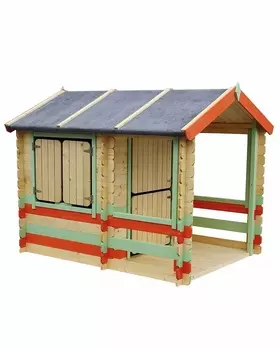 Игровой домик для детей из серии Оливия с верандой, в цвете
