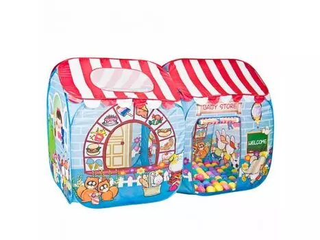 Игровой домик - Магазин и 100 шариков
