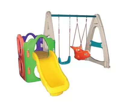 Игровой комплекс LA-610 с горкой и качелями