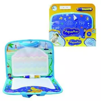 Игровой коврик для рисования из серии AquaArt с ручками, цвет – синий