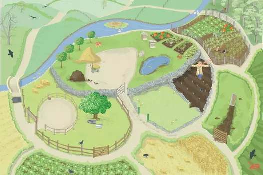 Игровой коврик - Ферма