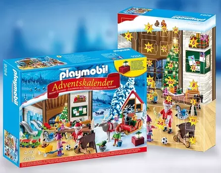 Игровой набор Адвент-календарь - Мастерская Санта-Клауса