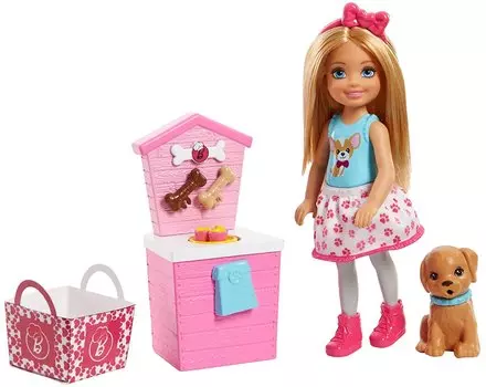 Игровой набор Barbie - Челси и щенок, 2 вида