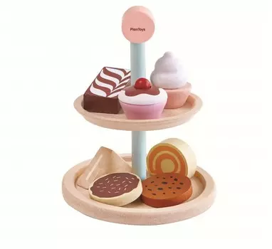 Игровой набор деревянный – Пирожные