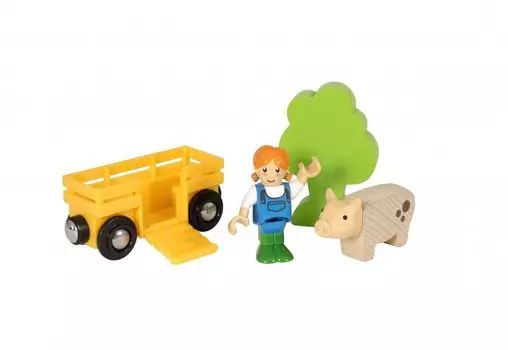 Игровой набор - Девочка на ферме, 4 элемента