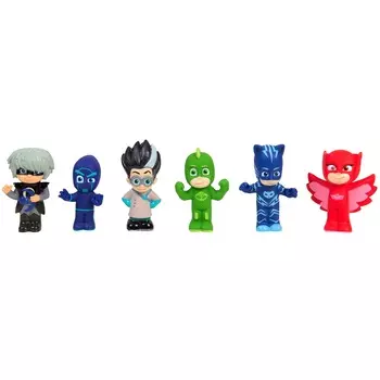 Игровой набор для ванны из серии Герои в масках TM PJ Masks, пластизоль, 6 фигурок