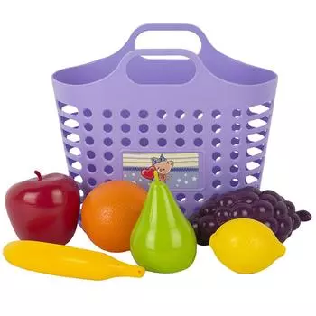 Игровой набор - Фруктовая корзинка, 7 предметов