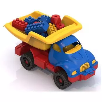 Игровой набор - Грузовик Космический с набором конструктора, 42 детали