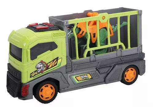 Игровой набор - Грузовик с динозавром, свет и звук