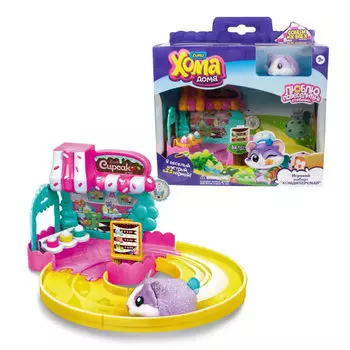 Игровой набор из серии Хома Дома - Хомдитерская, с хомячком 5 х 3,2 х 3 см.