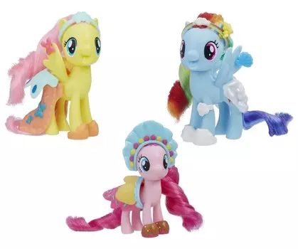 Игровой набор My Little Pony Movie – Пони с волшебными нарядами