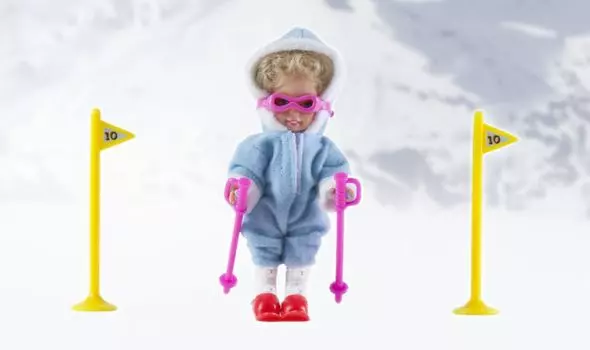 Игровой набор Paula - Спортсмен, лыжи