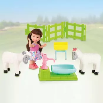 Игровой набор - Paula. В деревне, с овечками