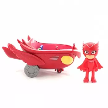 Игровой набор Pj Masks – фигурка и машина «Совиный планер»