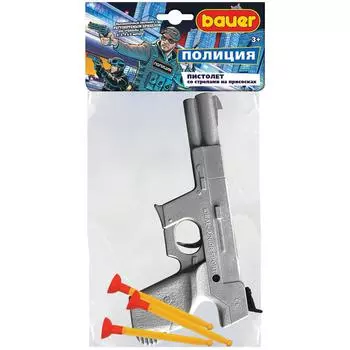 Игровой набор - Полицейский пистолет большой со стрелами на присосках