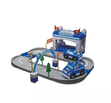 Игровой набор - Полицейский участок, 52 предмета