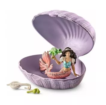 Игровой набор - Русалка с черепашкой в ракушке