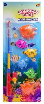 Игровой набор с 1 удочкой и 6 рыбками – Рыбалка. Большой улов