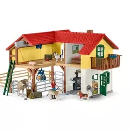 Игровой набор Schleich Ферма с хлевом и животными