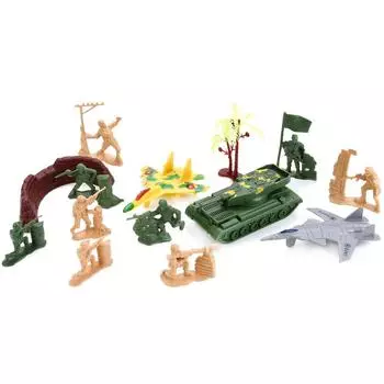 Игровой набор солдатиков с аксессуарами
