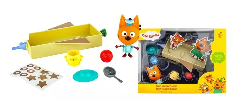 Игровой набор Три кота - Космическое путешествие с фигуркой Коржика и аксессуарами