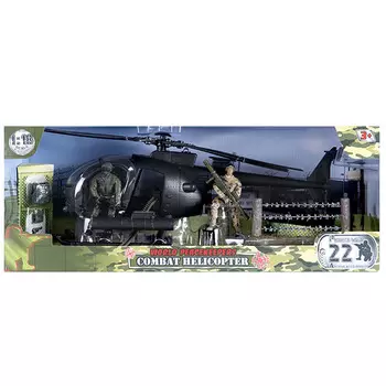 Игровой набор WP. Вертолет, 1:18, 2 фигурки