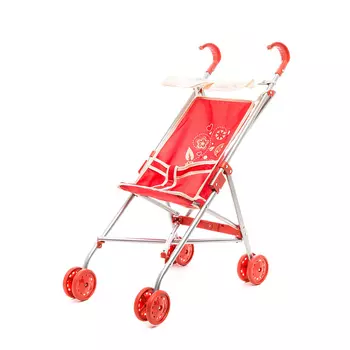 Игрушечная коляска-трость с тентом – Божья коровка