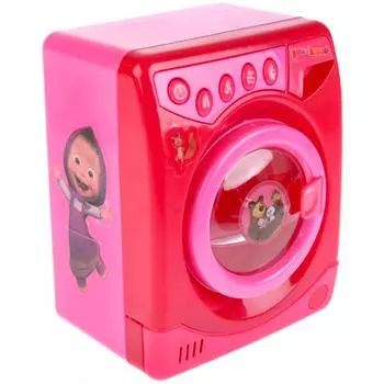 Игрушечная стиральная машина - Маша и Медведь, свет и звук