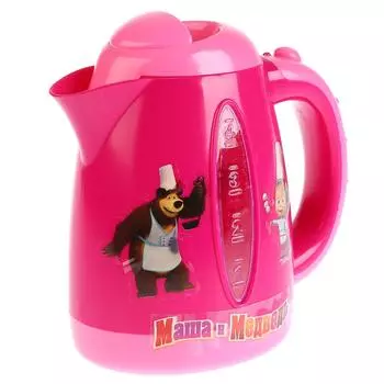Игрушечный чайник - Маша и Медведь, свет и звук