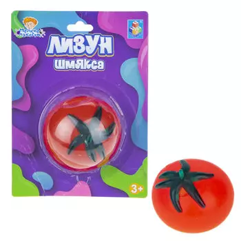 Игрушка-антистресс из серии Мелкие пакости – Лизун Шмякса помидор 6 см, блистер