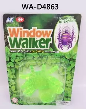 Игрушка-антистресс Лизун, ходит по стеклу – Паук