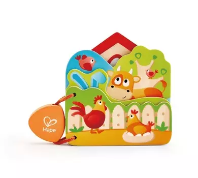 Игрушка деревянная Детская книга Ферма
