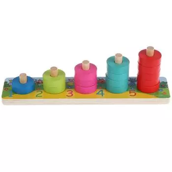 Игрушка деревянная из серии Три кота сортер Учимся считать