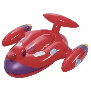 Игрушка для катания верхом с брызгалкой - Космолет, 109 х 89 см