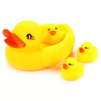 Игрушка для ванной - Утка-мыльница с утятами