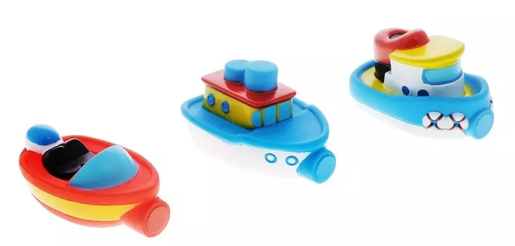 Игрушка для ванны - Магнитные лодочки, от 2 лет
