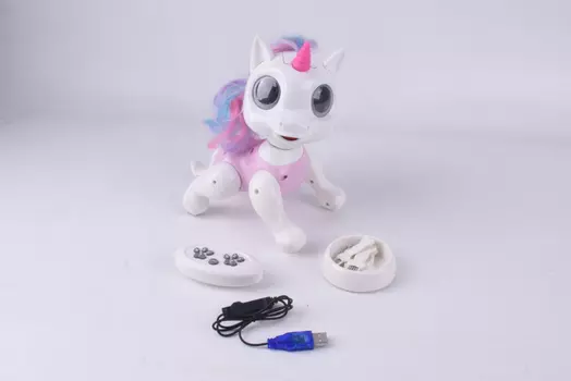 Игрушка интерактивная из серии Robo Pets – Единорог, инфракрасный пульт, свет, звук, движение