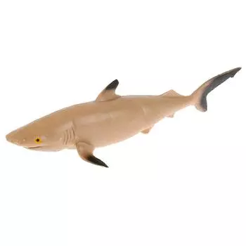 Игрушка из пластизоля – Песчаная акула, тянучка с гелем, 19 см.