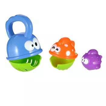 Игрушка-матрешка для купания - Голодные рыбки