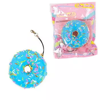 Игрушка мягкая антистресс - Пончик, 7 см.