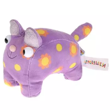 Игрушка мягкая из серии Деревяшки - Кошечка Мяу, 15 см, музыкальный чип