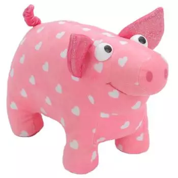 Игрушка мягкая из серии Деревяшки - Поросенок Хрю, 20 см., озвученный