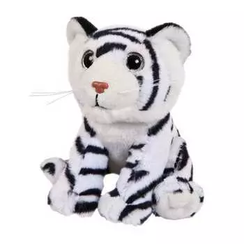 Игрушка мягкая из серии В дикой природе - Тигренок Бенгальский белый, 15 см