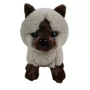 Игрушка мягкая Кошка сиамская, 15 см