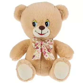 Игрушка мягкая Медведь 22 см, музыкальный чип и стихи Дружининой