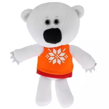 Игрушка мягкая Ми-Ми-Мишки - Медвежонок Белая Тучка, 20 см
