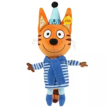 Игрушка мягкая озвученная из серии Три Кота - Коржик в зимней одежде, 18 см