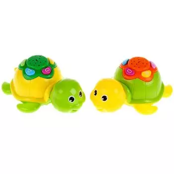 Игрушка на батарейках - Черепаха, свет, звук